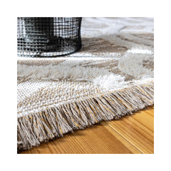 Covor bej nisipiu din bumbac si poliester My Nomad 440 Obsession 120x170