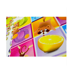 Covor de joaca puzzle pentru copii din spuma EVA, 60 x 60 cm, 4 piese - EP 1008E