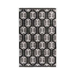 Covor gri antracit din bumbac si poliester My Nomad 440 Obsession 120x170