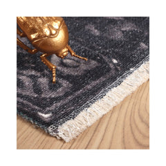 Covor gri din bumbac si poliester My Azteca 550 Obsession 115x170