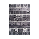 Hectarul - Covor gri din poliester My Ethno 260 Obsession 115x170