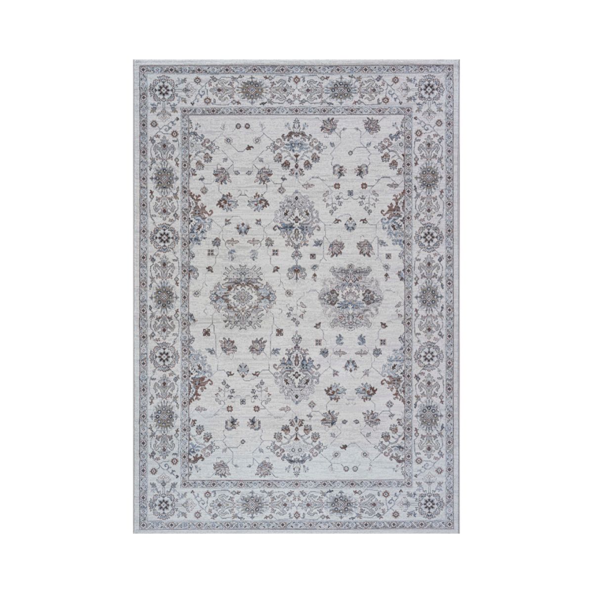 Covor gri/rosu din polipropilenă Da Vinci 57397 Ragolle 120x170, 1, hectarul.ro