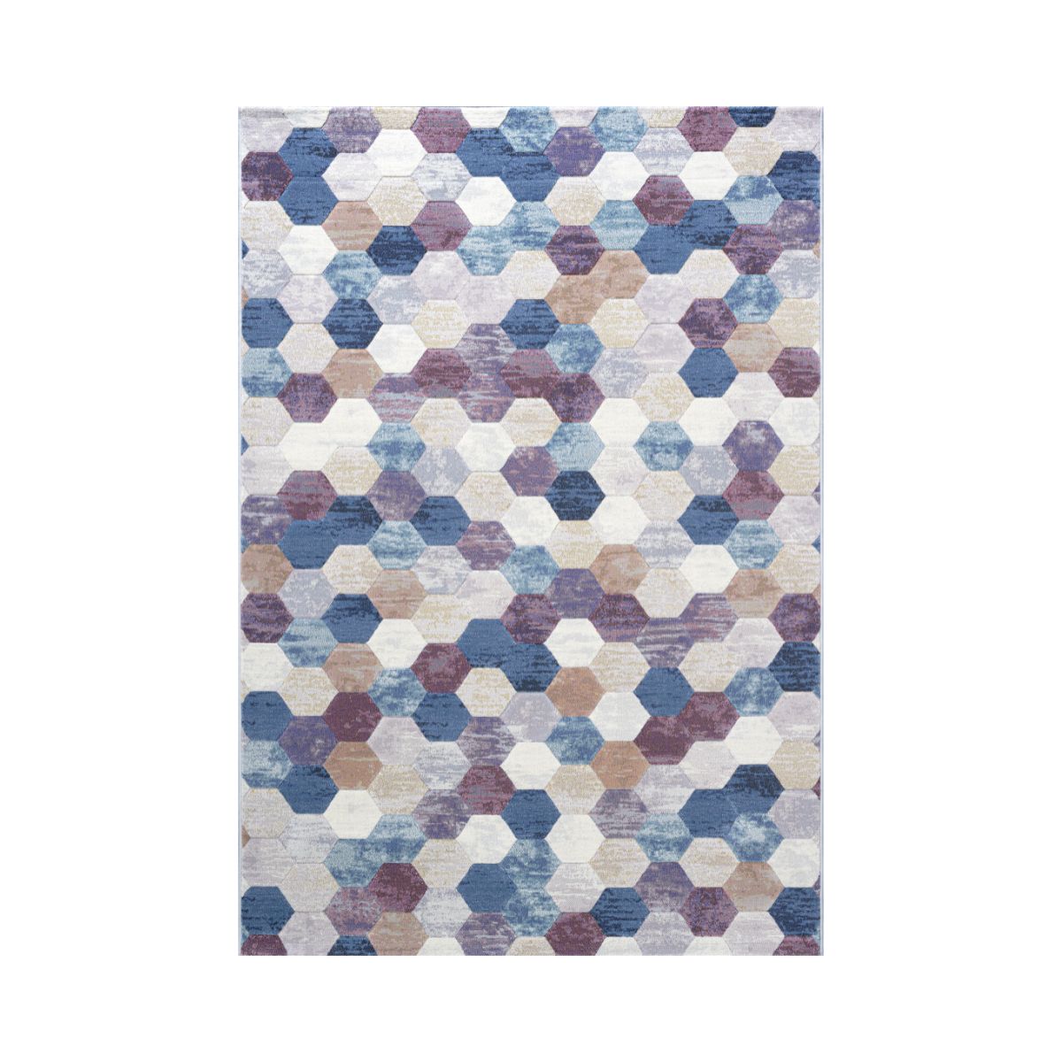 Covor multicolor/alb din polipropilenă Argentum 63456 Ragolle 200x290, 1, hectarul.ro