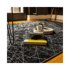 Covor negru din bumbac si poliester My Amalfi 391 Obsession 200x290