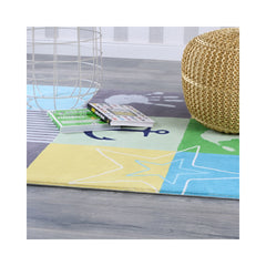 Covor pentru copii albastru din poliester My Stars 411 Obsession 120x170