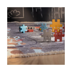 Covor pentru copii multicolor din bumbac si poliester My Greta 600 Obsession 115x170