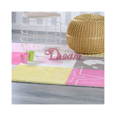 Covor pentru copii roz din poliester My Stars 411 Obsession 120x170