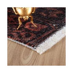 Covor portocaliu terra din bumbac si poliester My Azteca 550 Obsession 150x230