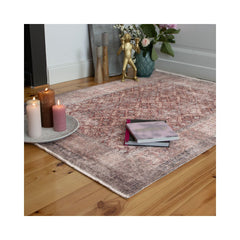 Covor rosu din bumbac si poliester My Maurea 780 Obsession 240x340