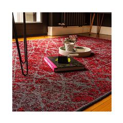 Covor rosu rubin din bumbac si poliester My Amalfi 391 Obsession 200x290