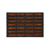 Hectarul - Covoras intrare maro din cauciuc si fibra de cocos Boot Brush Esschert Design