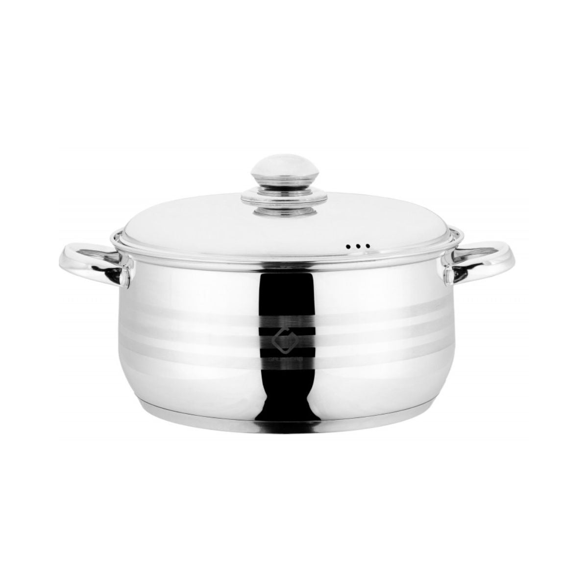 Cratita din inox cu capac, 20 cm, 3 l, Grunberg GR1920, 1, hectarul.ro