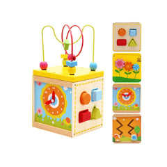 Cub multifunctional din lemn 5 in 1, WD 9544