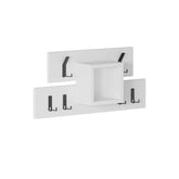 Hectarul - Cuier alb din PAL melaminat 68x32 cm Lumina Decortie