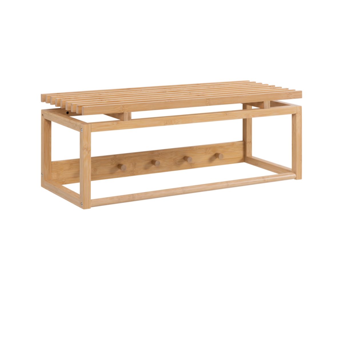 Cuier maro din bambus 80 cm Bali Actona, 1, hectarul.ro