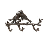 Hectarul - Cuier ruginiu din otel turnat 45x27 cm Pardy Boltze