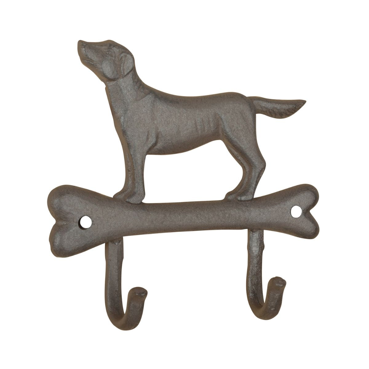 Cuier ruginiu din otel turnat Dog on Bone Esschert Design, 1, hectarul.ro