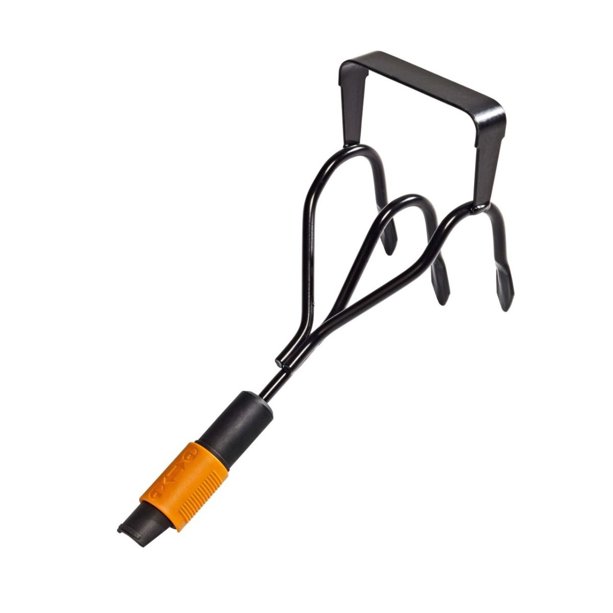 Cultivator cu 3 dinti si razeta Fiskars QuikFit, 415 mm, 510 g, 1, hectarul.ro