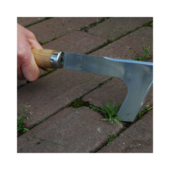 Curatator de pavele din inox si lemn 30 cm Esschert Design