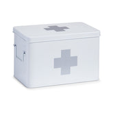 Hectarul - Cutie alba din metal pentru medicamente, 32 x 19,5 x 20 cm, Medicine Box Maxi Zeller