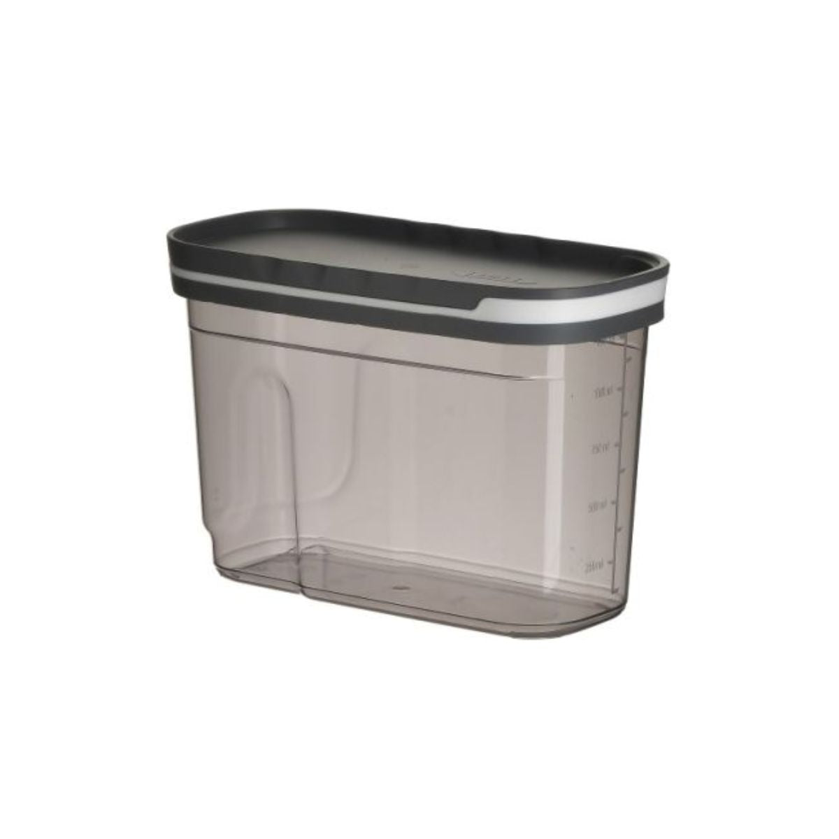 Cutie depozitare alimente Inart, din plastic termorezistent, 1.2 l gri, 1, hectarul.ro