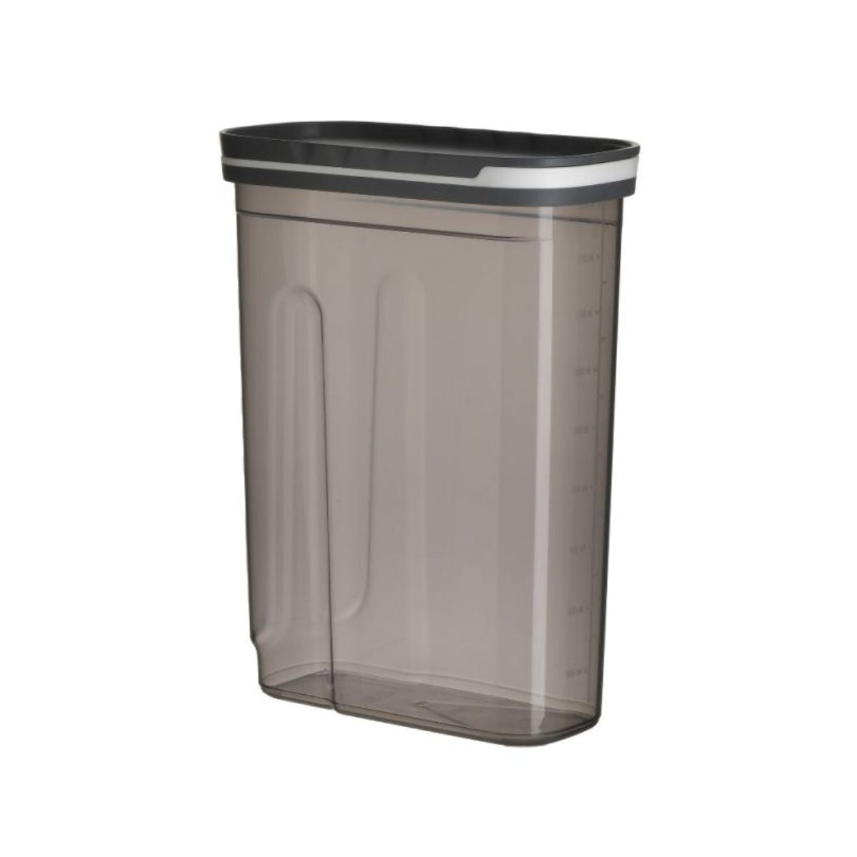 Cutie depozitare alimente Inart, din plastic termorezistent, 2.7 l gri, 1, hectarul.ro