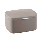 Hectarul - Cutie pentru accesorii de baie, taupe, din plastic 19,5 x 11 x 16 cm, Barcelona Wenko