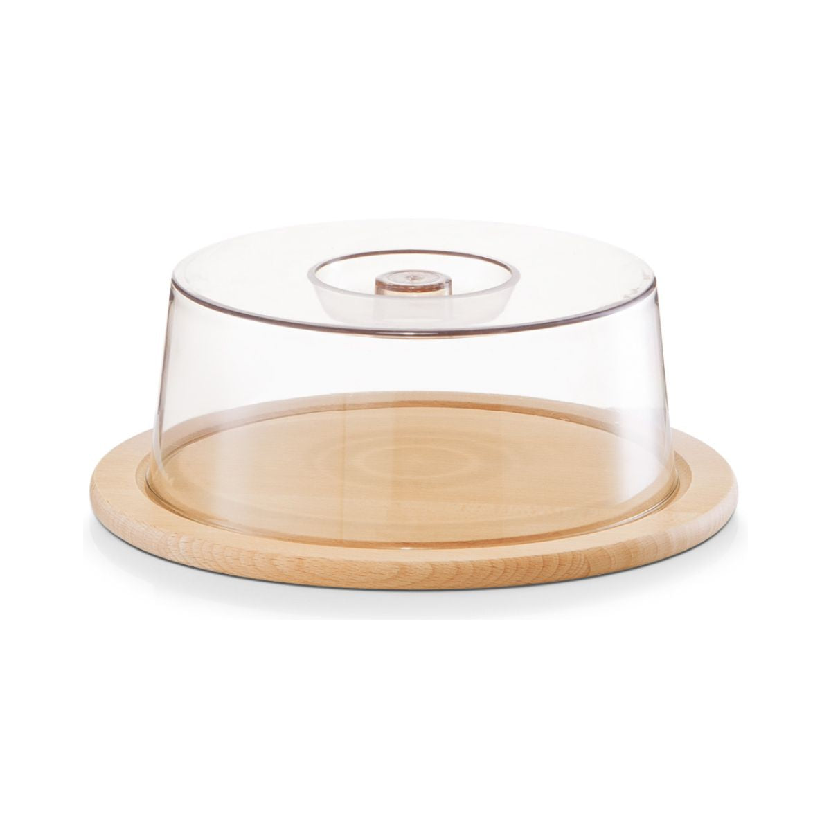 Cutie pentru branza, din lemn si plastic, Ø23, Cheese Dome Zeller, 1, hectarul.ro