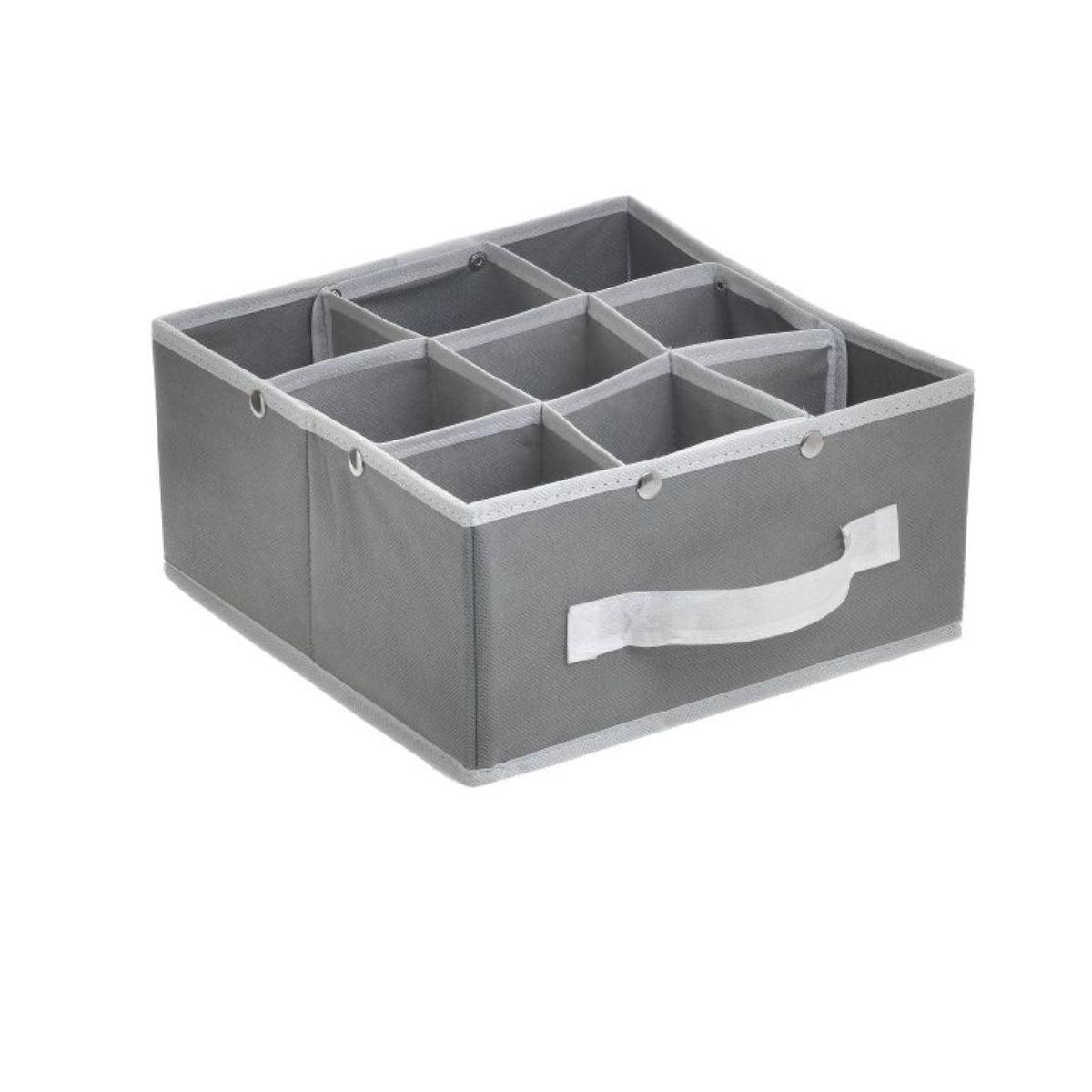 Cutie pentru depozitare, 9 compartimente, 27x27x13 cm, 1, hectarul.ro