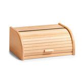 Hectarul - Cutie pentru paine, maro, din lemn, 40 cm, Bread Bin Zeller