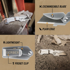 Cutit de buzunar EDC (everyday carry) GERBER,pliabil, EAB Lite