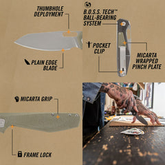 Cutit de buzunar EDC (everyday carry) GERBER,pliabil, Slimsada