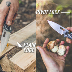 Cutit de buzunar EDC (everyday carry) GERBER,pliabil, Sumo, negru