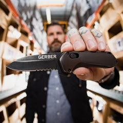 Cutit de buzunar EDC (everyday carry), pliabil , GERBER,Highbrow Compact Blue