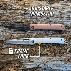 Cutit EDC (everyday carry) Gerber Affinity Copper, lama otel carbon D2, lungime lama 9.4 cm, aramiu