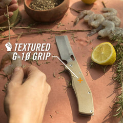 Cutit EDC (everyday carry) GERBER, pliabil, Flatiron Cleaver G10