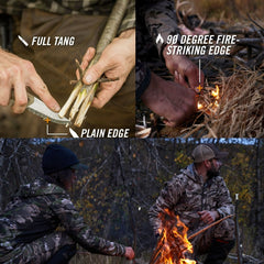 Cutit GERBER, Buschcraft & Camping, cu lama fixa ,Principle