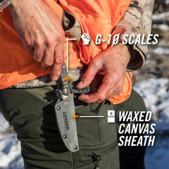 Cutit outdoor GERBER, cu lama fixa , Downwind Caper