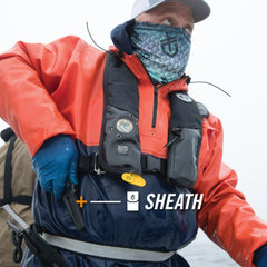 Cutit pescuit cu teaca si lama fixa Gerber,CrossRiver Combo Knife Salt