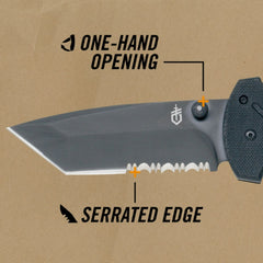 Cutit pliabil de buzunar, GERBER,Tactic & Supravietuire, Tanto