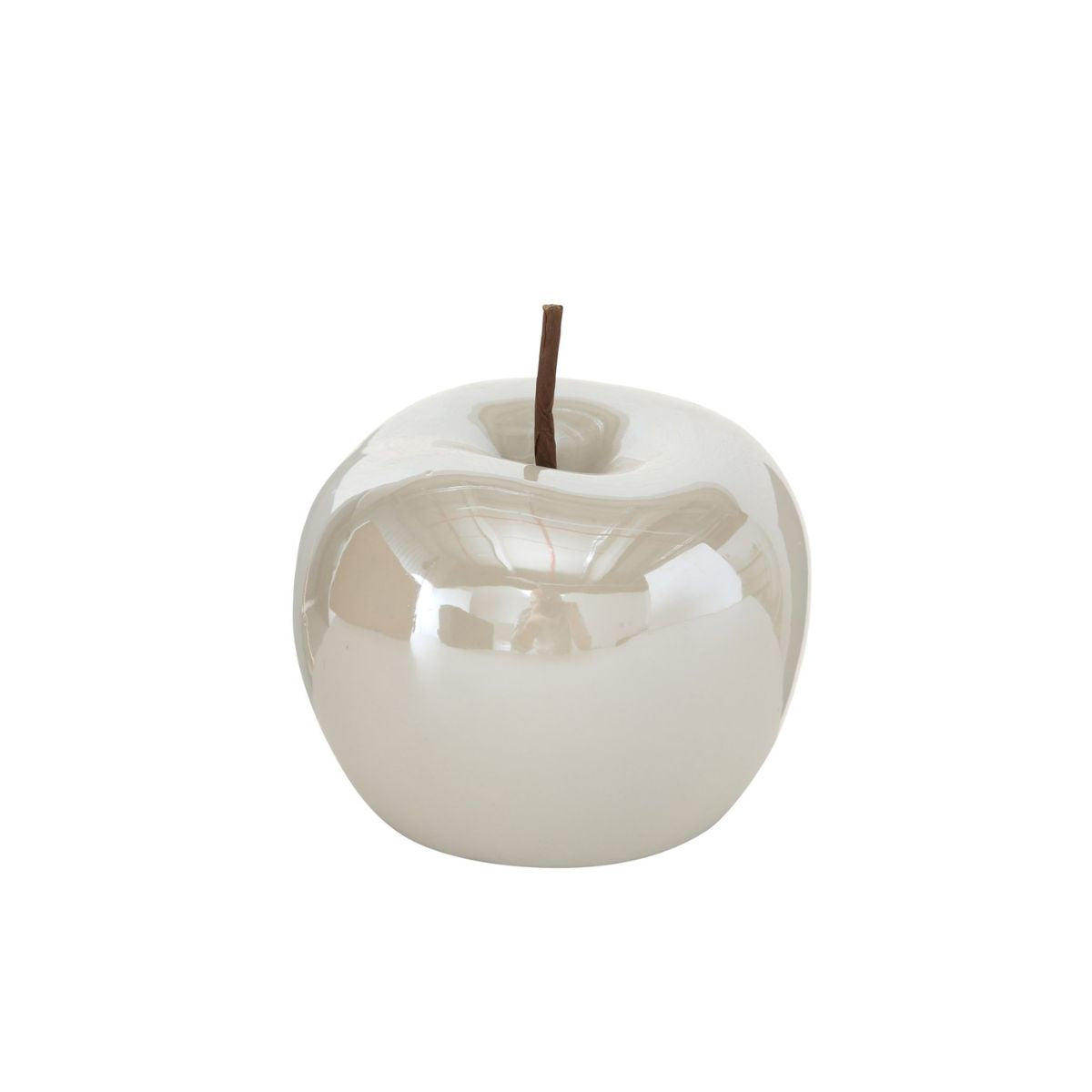 Decoratiune alba din ceramica 10/11 cm design mar Perly Boltze, 1, hectarul.ro