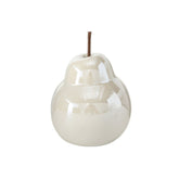 Hectarul - Decoratiune alba din ceramica 10/11 cm design para Perly Boltze