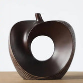 Hectarul - Decoratiune argintie si maro din polirasina 22 cm Yazhi