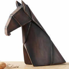 Decoratiune cal maro din polirasina 33 cm Yazhi