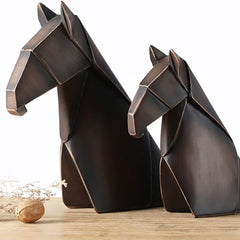 Decoratiune cal maro din polirasina 33 cm Yazhi