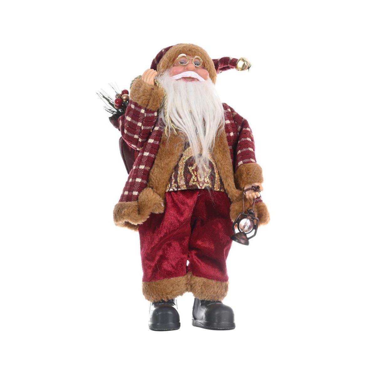 Decoratiune de Craciun, Mos Craciun (M4), 30x20 cm, 1, hectarul.ro