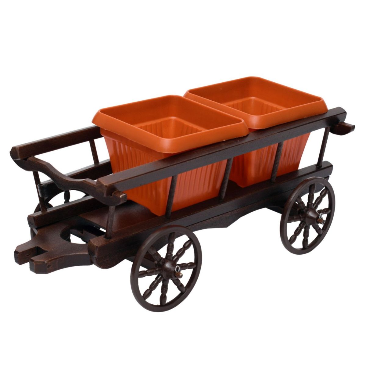 Decoratiune de gradina caruta ghiveci, 1, hectarul.ro