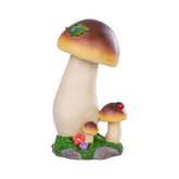 Hectarul - Decoratiune de gradina ciuperca din polirasina MagicHome 13,7x11,6x24,7 cm