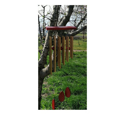 Decoratiune de gradina copotel de vant cu 12 tuburi