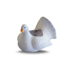 Decoratiune de gradina porumbel cu ghiveci